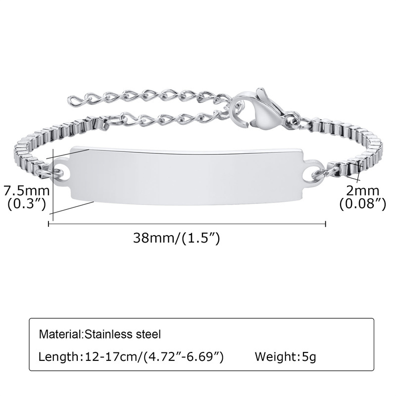 Silver Kid Bracelet 16