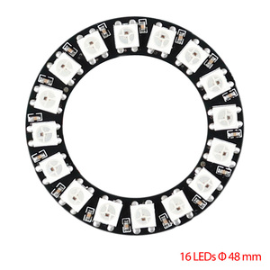 DC 5V WS2812B แอดเดรสแอดเดรส Pixel แหวน8 16 24 35 45 LEDs WS2812 Built-In IC 5050 RGB LED โมดูล Led Strip Light - Product Image 3