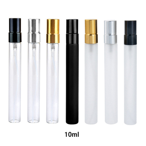 Personalização por atacado 2.5ml 3ml 5ml <span class=keywords><strong>10ml</strong></span> Frasco de vidro transparente vazio Ouro Alumínio Pulverizador Perfume Atomizador Portátil Tamanho Da Amostra