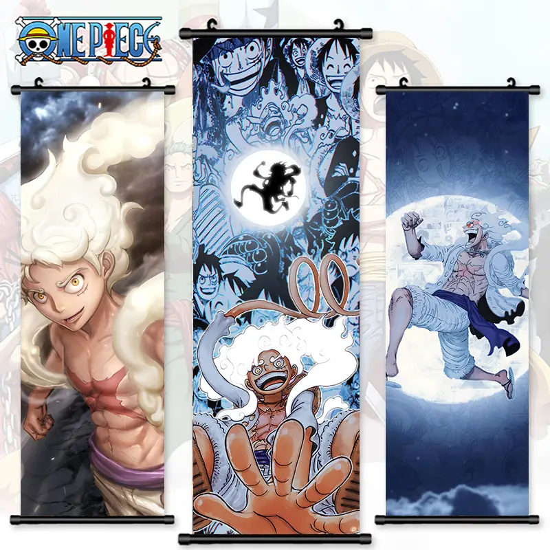 100 Design mixte Anime 30*90cm 25*75cm Jiraiya Luffy DBZ SPY FAMILY Genshin Impact tenture murale photo Cosplay affiche murale