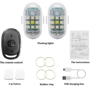 Ultra-Bright <strong>6V</strong> RGB Strobe Light Wireless Remote Control Multi-Mode <strong>LED</strong> Motorcycle Aircraft Drone Flash &amp; Warning Light