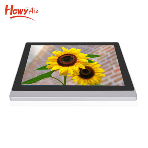 壁挂式平板液晶显示器VGA DVI输入12英寸电容式触摸屏显示器 - Product Image 2