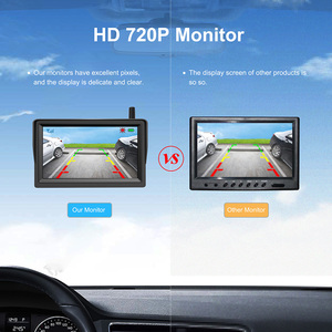 Safe Driving 5 Inch wireless Digital TFT LCD Rear View Stand Dashboard <strong>Monitor</strong> - Product Image 4