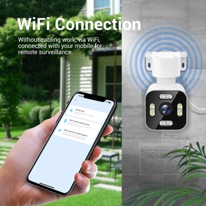 Cámaras DE SEGURIDAD WiFi Detección inteligente Detección humana Cámara exterior Seguridad para el hogar - Product Image 4