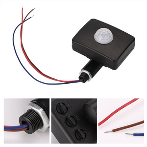 Sensor de movimiento infrarrojo automático AC 110V 220V PIR interruptor de movimiento Detector lámpara luz temporizador Sensor interruptor - Product Image 3
