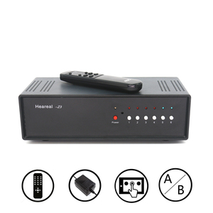PACKBOX 4 <strong>Input</strong> <strong>2</strong> <strong>Output</strong>/<strong>2</strong> <strong>Input</strong> 4 <strong>Output</strong> Lossless <strong>Audio</strong> Signal Switcher <strong>Switch</strong> Splitter Selector With Remote Control - Product Image 2