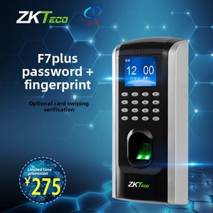 ZK F7plus sistema di controllo accessi con impronte digitali e IC Card presenze macchina tramite Password personalizzabile Logo IP supporto WIFI - Product Image 4