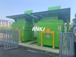 RNKJ厨余电动液压地下垃圾压实机容器