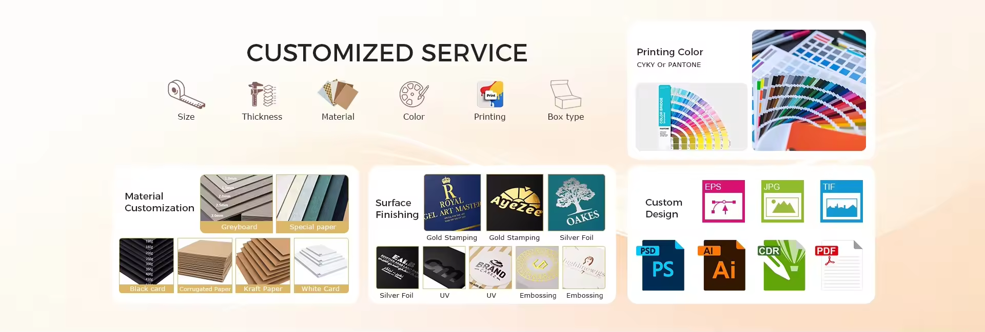 Boîte personnalisée