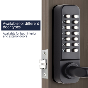 3. Çift taraflı düğme mekanik şifreli kilit şifre değişikliği için kilidi açmaya gerek yok su geçirmez ev kilidi - Product Image 3