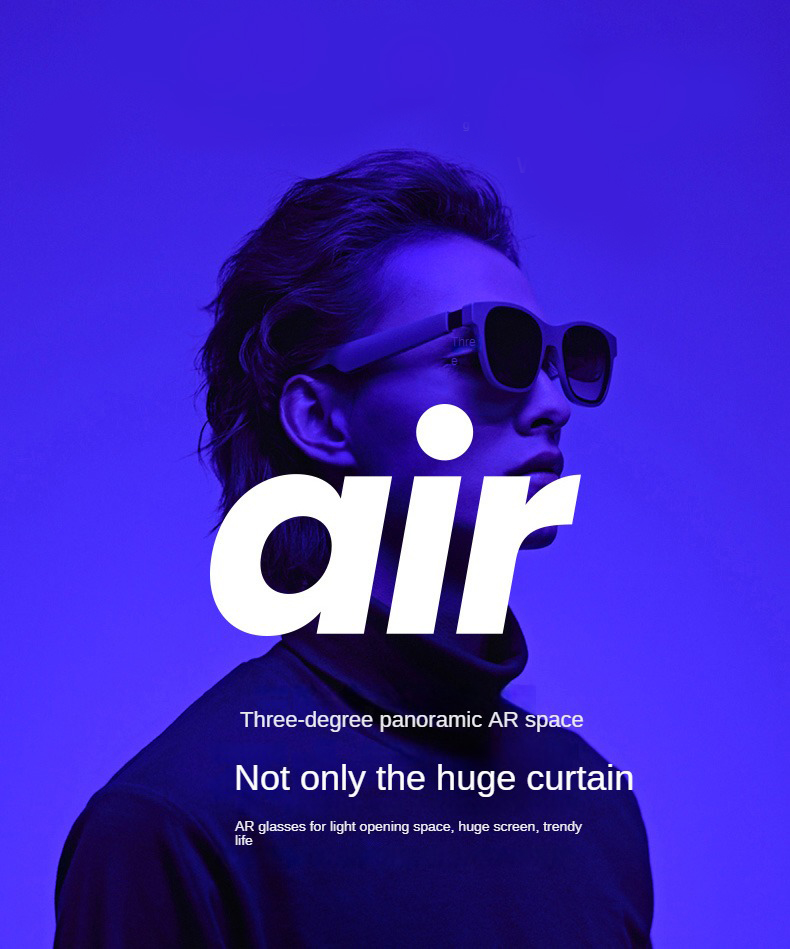 Nreal Air Smart AR Glasses Portable HD Private Giant Screen Viewing Mobile Computer Screen Projection Game Peripherals Glasses