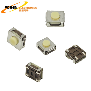 FOSEN Silikon kopf Metall Shell Button Einfach zu installieren 6,5*6,5mm Höhe Kamera Button Tact Switch für Fernbedienungen TS-1312 - Product Image 6