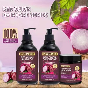 Частная Марка Anit-выпадение волос усиливает контроль роста масла для роста волос красный лук Уход за волосами набор шампуня и кондиционера - Product Image 6