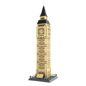 Wange 5216 London Elizabeth Tower Building Blocks ของเล่นการศึกษา DIY พลาสติกชิ้นโมเดลประกอบโดยเด็ก - Product Image 1