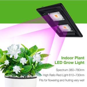 工場価格COB LED植物ライトパネルフルスペクトル赤/青/白/UV/IR 410-730cm屋内成長ライト開花用
