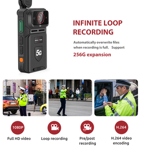2024 Newest AI Face Recognition 5G Smart BWC Security Officer Body Worn Cam Mini <strong>Camera</strong> on Site Evidence Recorder with SIM Card