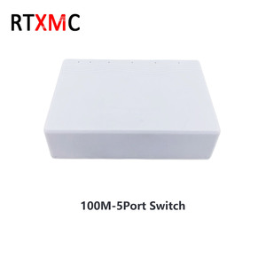 RTXMC prezzo di fabbrica interruttore in fibra di rete Oem Odm Mini uso per ufficio per Computer 5 porta 100m rete in fibra ottica Ethernet S - Product Image 5