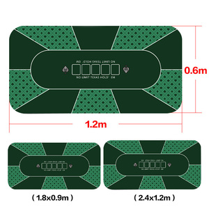 Casino Texas Hold'em Poker mat cao su Poker Mat blackjack Roulette Poker bảng Top 70 "47" - Product Image 2