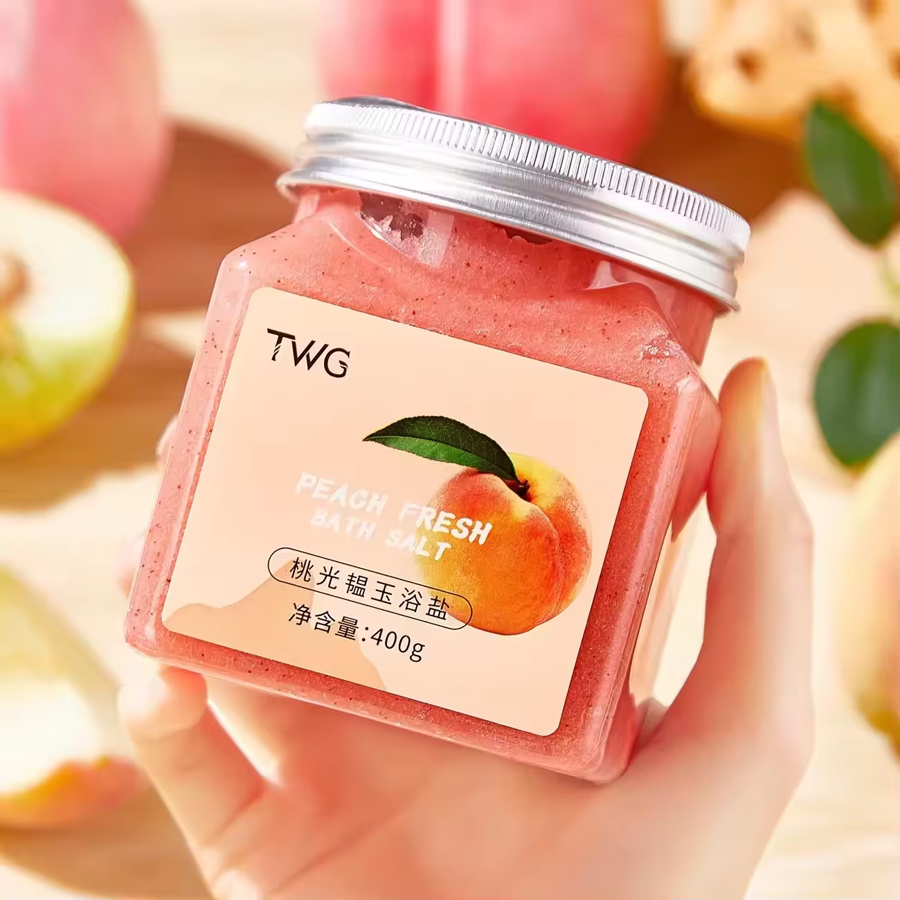 5101 TWG Peach Bath Salt Body Scrub 400g (Chinese Version)