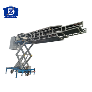 Fertilizante de grano a granel Minerales de alimentación 20 pies Contenedor de carga Sistema de cinta transportadora horizontal - Product Image 1