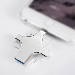 4-in-1 çok fonksiyonlu OTG USB Flash sürücü, Android tip-c Pendrive, 3.0 depolama diski için uygun - Product Image 6