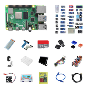 Nuevo y Original Raspberry Pi 4B 1GB 2GB 4GB 8GB Linux computadora en stock Raspberry Pi 4 Modelo B Sensor Deluxe Kits Placa de desarrollo