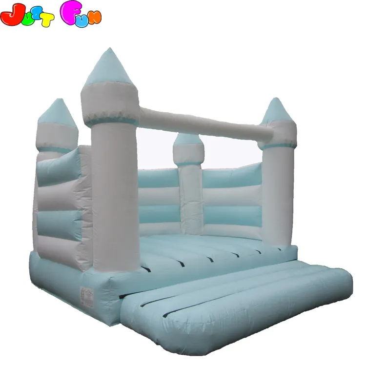 Inflatable white jumping bouncy castle with prices used wedding for adults