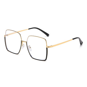 25808ใหม่ล่าสุดกรอบแว่นตามีสไตล์กรอบแว่นตาชั้นโลหะสีฟ้าป้องกัน - Product Image 1