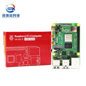 Original Raspberry Pi 4B Development Board 1GB bis 8GB Python Programming AI Starter Kit für Kommunikation und Netzwerk