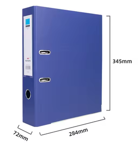 データアーカイブとファイルフォルダ組織のためのオフィスストレージ用ポータブルA4 PPファイルボックス - Product Image 1