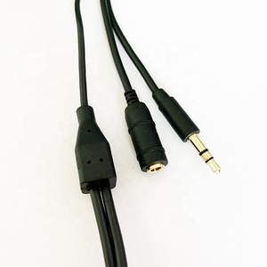High Quality Customizable <strong>1</strong> <strong>Input</strong> 2 <strong>Output</strong> 3.5mm Stereo <strong>Audio</strong> <strong>Splitter</strong> PVC-Coated Aux Cable with Coaxial Type - Product Image 6