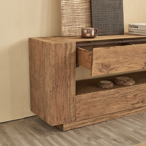 Einzigartige TV-Konsole <span class=keywords><strong>Stand</strong></span> <span class=keywords><strong>Display</strong></span> Holz möbel Wohnzimmer möbel Langlebige TV-Ständer Möbel Modern