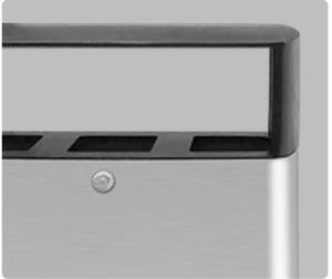 Özel Logo Modern Matel açık çöp tenekesi geri dönüşüm paslanmaz çelik çöp kutusu Can 2-in-1 çöp çift varil çöp kutusu kapaklı - Product Image 5