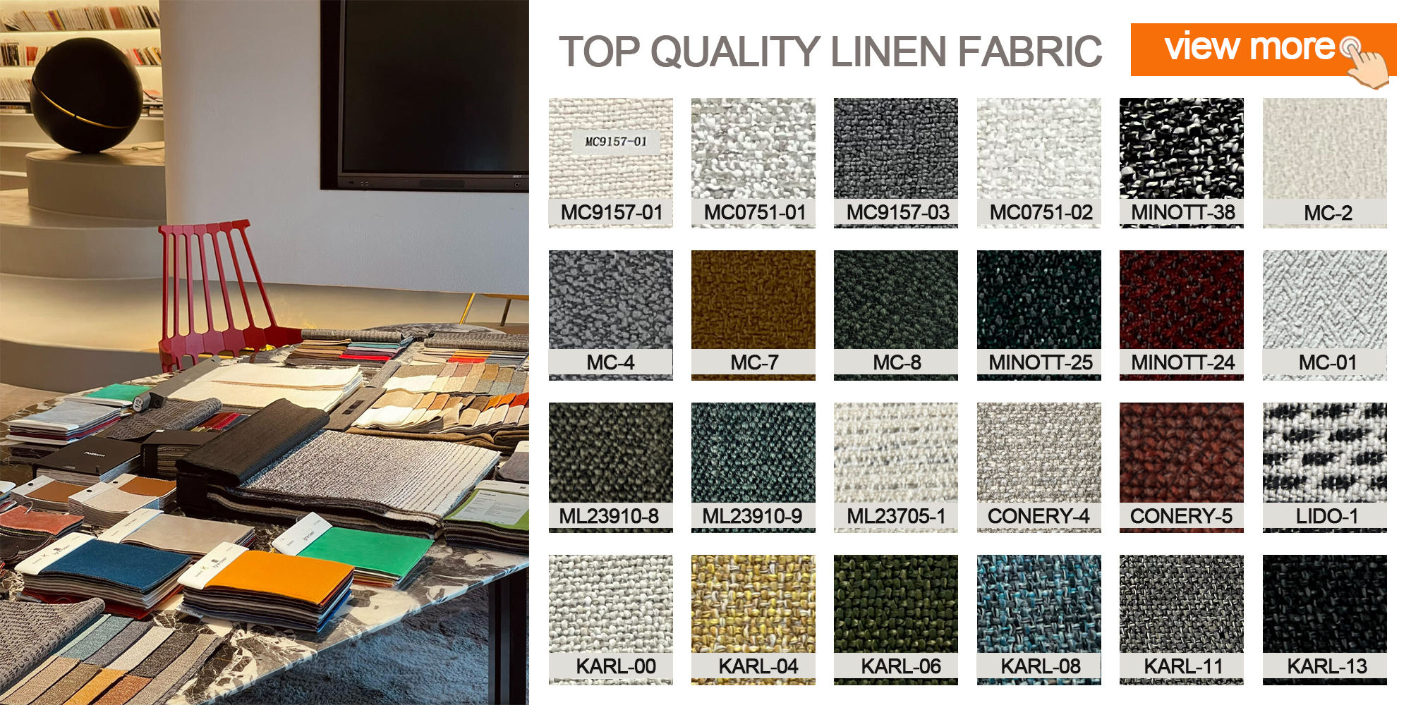 tissu en lin