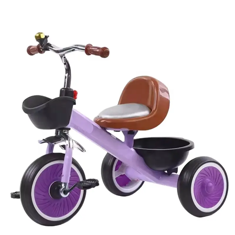 Venta al por mayor 3 Ruedas Niños Pedal Triciclo Plástico Niños Bicicleta para Niños Juguetes