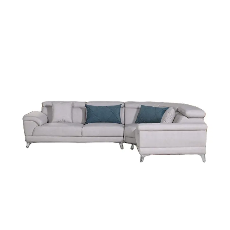 Gran oferta, conjunto de sofás de tela de microfibra, muebles tapizados de lujo, muebles de Sala, sofás modernos