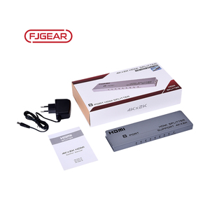 FJGEAR OEM/ODM 8 puertos HDMI Splitter y combiner HDMI Splitter 1 entrada 8 salida - Product Image 4
