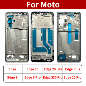 Moto Edge S30 20 Lite Plus S Proフロントハウジングプレート用LCDフレームベゼルMarcoモバイルスペアパーツ卸売