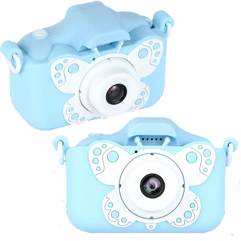 2022 nuovo regalo cartoon video videocamera digitale per bambini HD piccola fotocamera reflex doppia fotocamera mini giocattolo X2 fotocamera per bambini