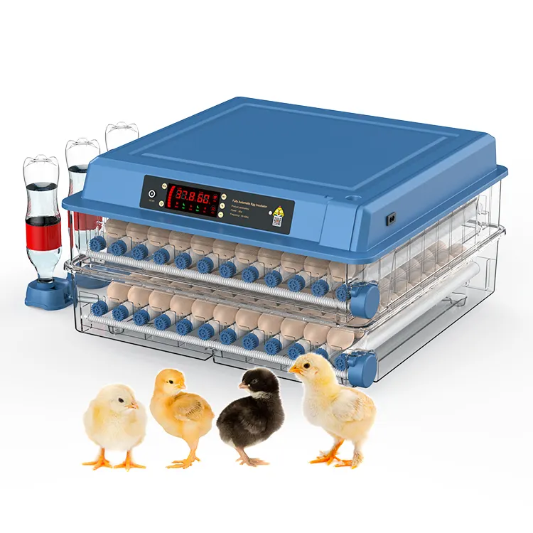 Incubatrice automatica per uova di quaglia con capacità 320 di alimentazione Dual Dower incubatrice per uova di gallina con capacità 128