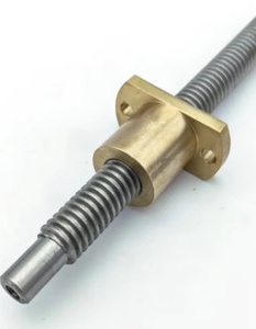 Stainless Steel TR8 Trapezoidal <strong>Screw</strong> Threaded Rod Pitch 1MM <strong>2MM</strong> 4MM T12 Tr20 <strong>Lead</strong> <strong>Screw</strong> and Nut - Product Image 4