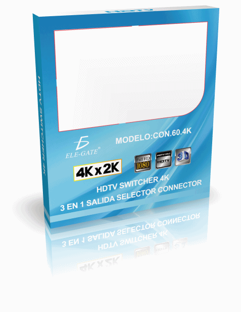<strong>Hdmi</strong> Switcher 4k 3 <strong>Inputs</strong> 1 <strong>Output</strong> Selector Connector