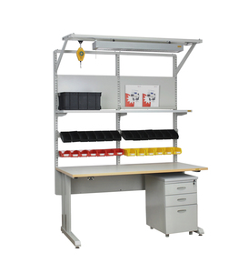 Soporte de arreglo personalizado, mesa de trabajo antiestática ESD ajustable para ordenador, reparación de teléfono móvil, laboratorio Industrial - Product Image 5