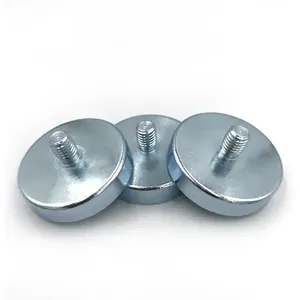 Manufacturer Cheap Selling Powerful <strong>Permanent</strong> Fishing Magnetic Pot N35 Cup Holder Neodymium <strong>Magnet</strong> With Internal Thread