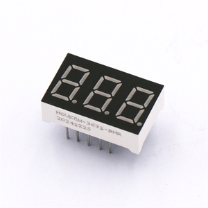 Red Color 3 <strong>Digits</strong> <strong>7</strong> <strong>Segment</strong> Common Cathode 0.36 <strong>Inch</strong> Seven <strong>Segment</strong> <strong>Led</strong> Digital <strong>Display</strong> 0.36'' Houkem-3631-ASR - Product Image 6