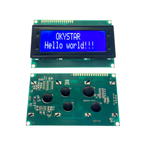 OKY4008 Pantalla LCD SPLC780 Controlador Azul 2004A 20*4 5V Módulo de pantalla LCD de caracteres - Product Image 1