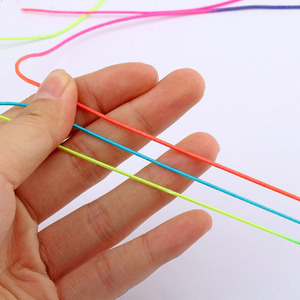 Cuerda de pulsera elástica de 1mm Cuerda elástica de arco iris resistente para la fabricación de joyas - Product Image 5
