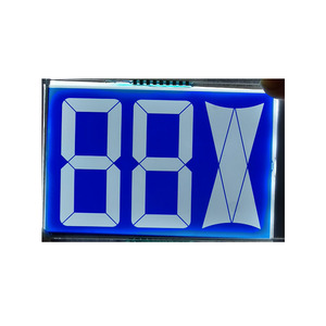 High Contrast Custom STN 7 segment display mit blau hintergrundbeleuchtung aufzug LCD display