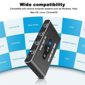 Hdmi 2.0 KVM交换机共享1个显示器4K 60Hz 4 USB用于个人电脑切换器4k hdmi Usb Kvm交换机 - Product Image 3