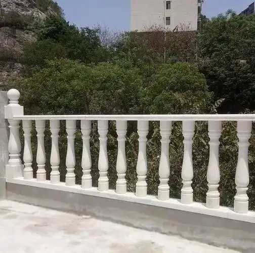 Pagar Marmer Dekorasi Rumah Berkualitas Baik Balustrade Balkon Marmer Putih